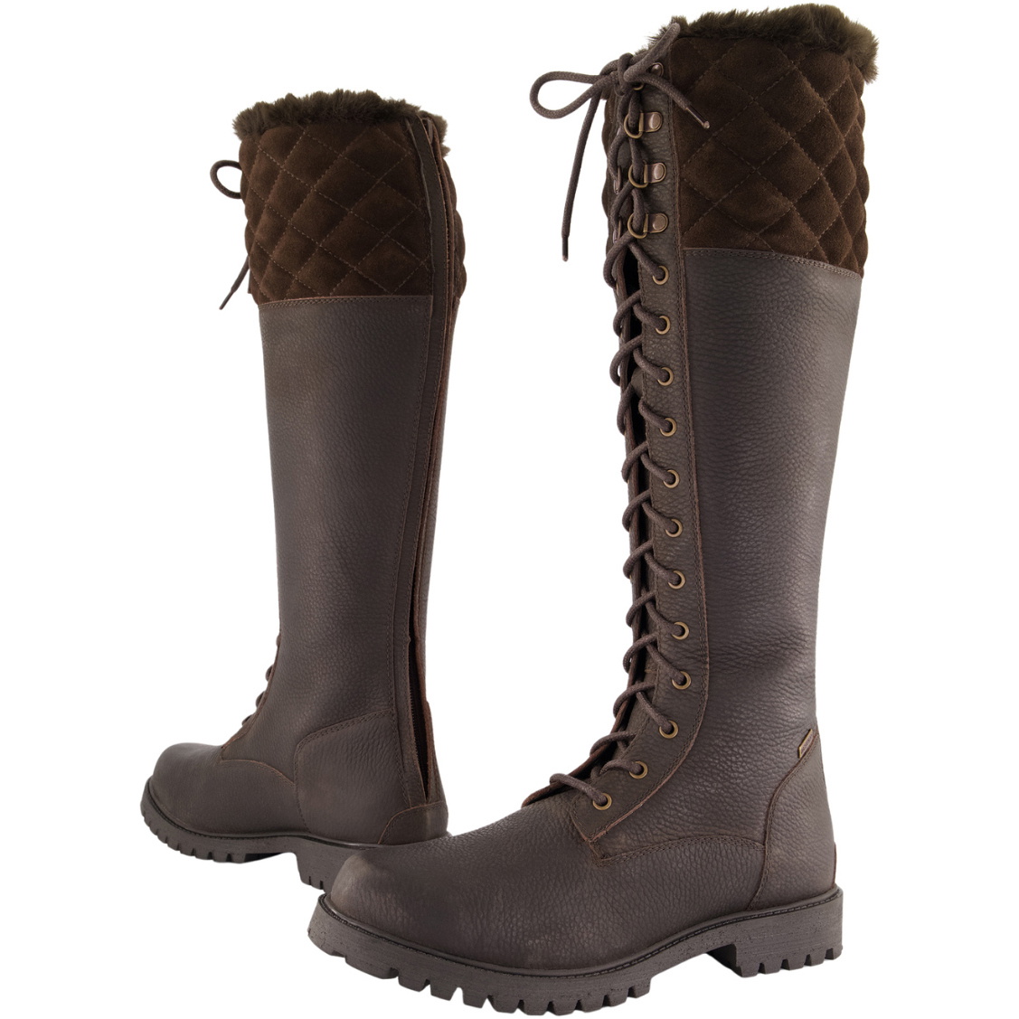 2026 Dublin Unisex Yukon Gevoerde Hoge Landelijke Laarzen 1031314 - Chocolate
